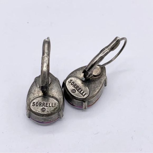 Sorrelli Large Teardrop Crystal Earrings - Picture 4 of 4